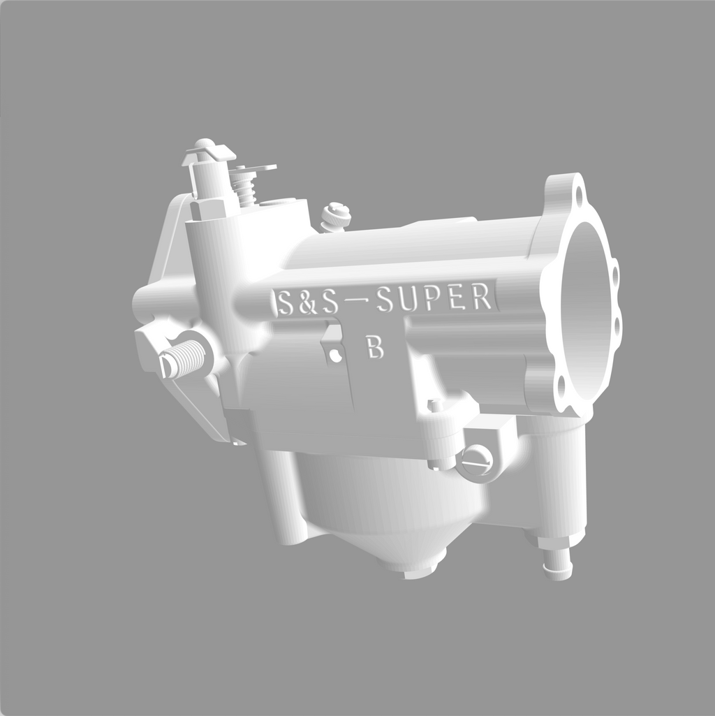 S&S Bキャブレター 3D CAD model