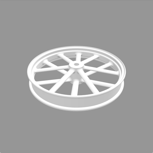 19インチ　カルマグホイール　3D CAD モデル