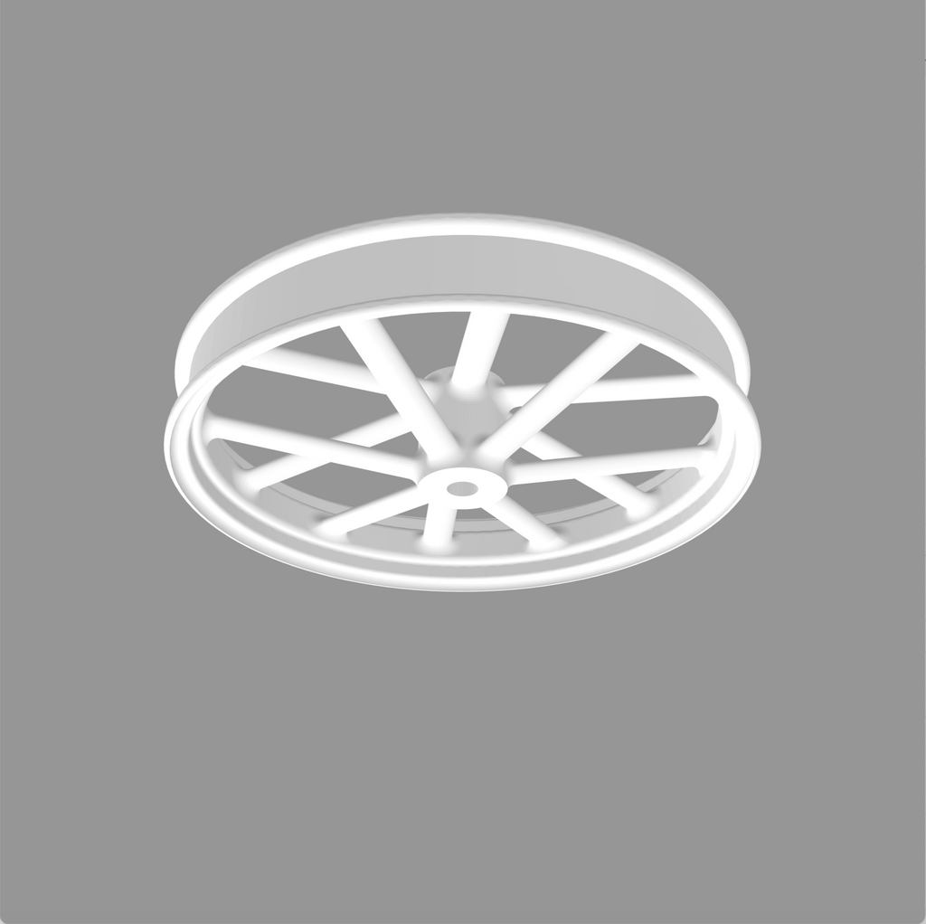 19インチ　カルマグホイール　3D CAD モデル