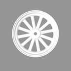 16インチ カルマグホイール 3D CAD モデル