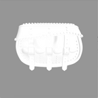 パンヘッド 純正サドルバッグ 3D CAD モデル