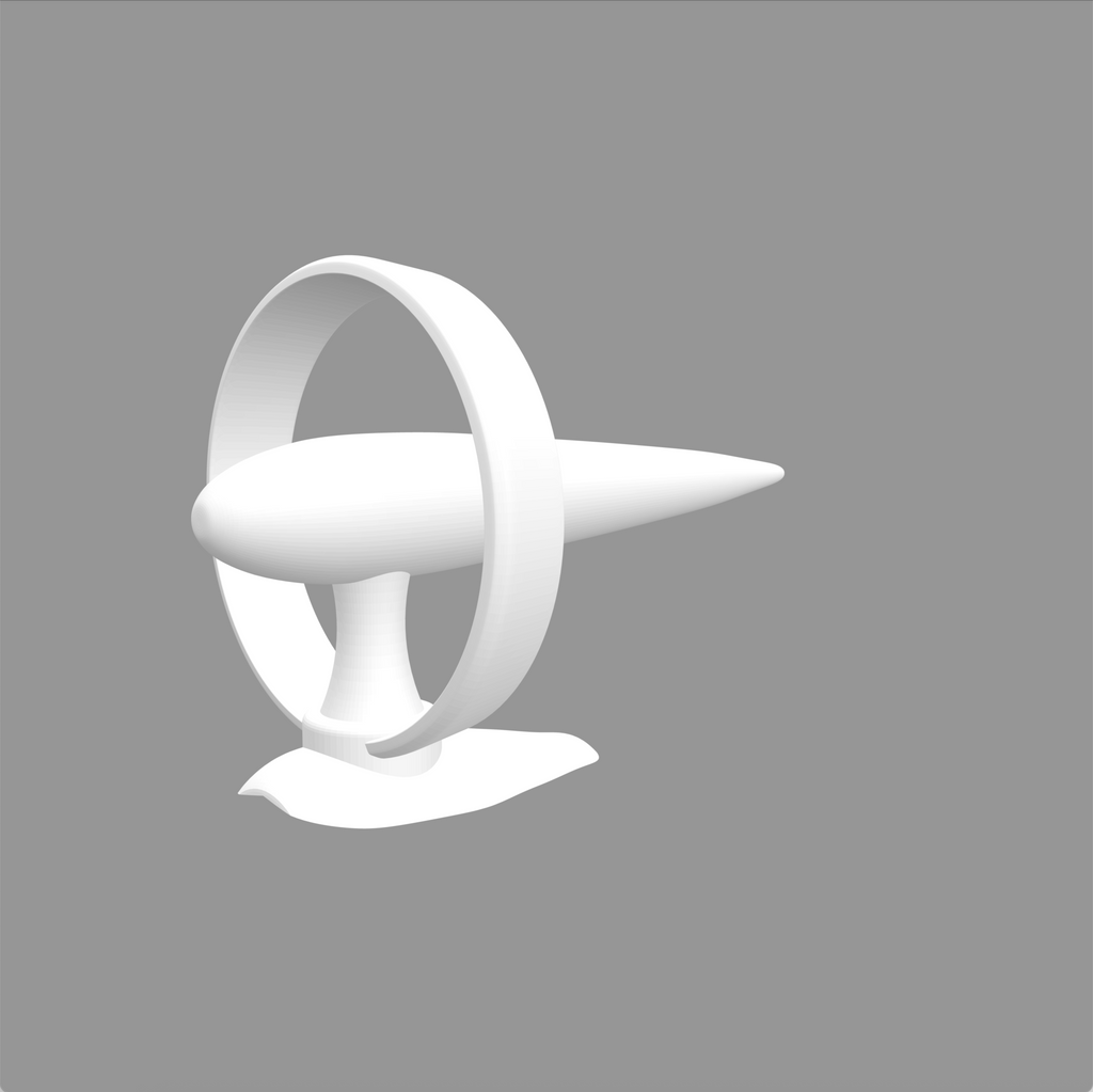 ナックルヘッド ボムサイト フェンダーオーナメント 3D CAD モデル