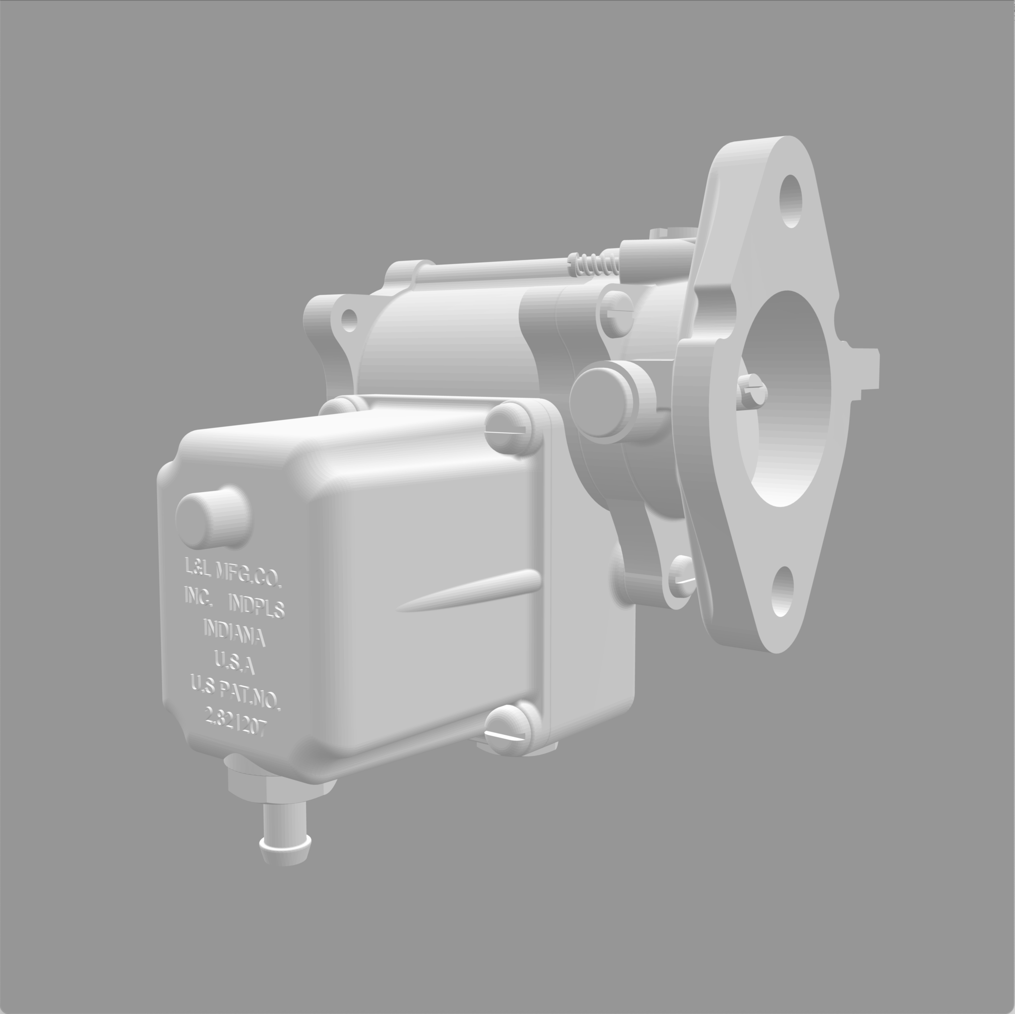 リンカート DC キャブレター 3D CAD model