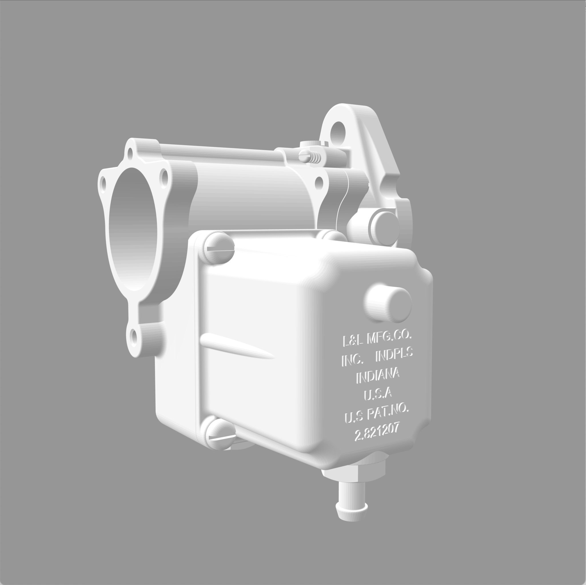 リンカート DC キャブレター 3D CAD model
