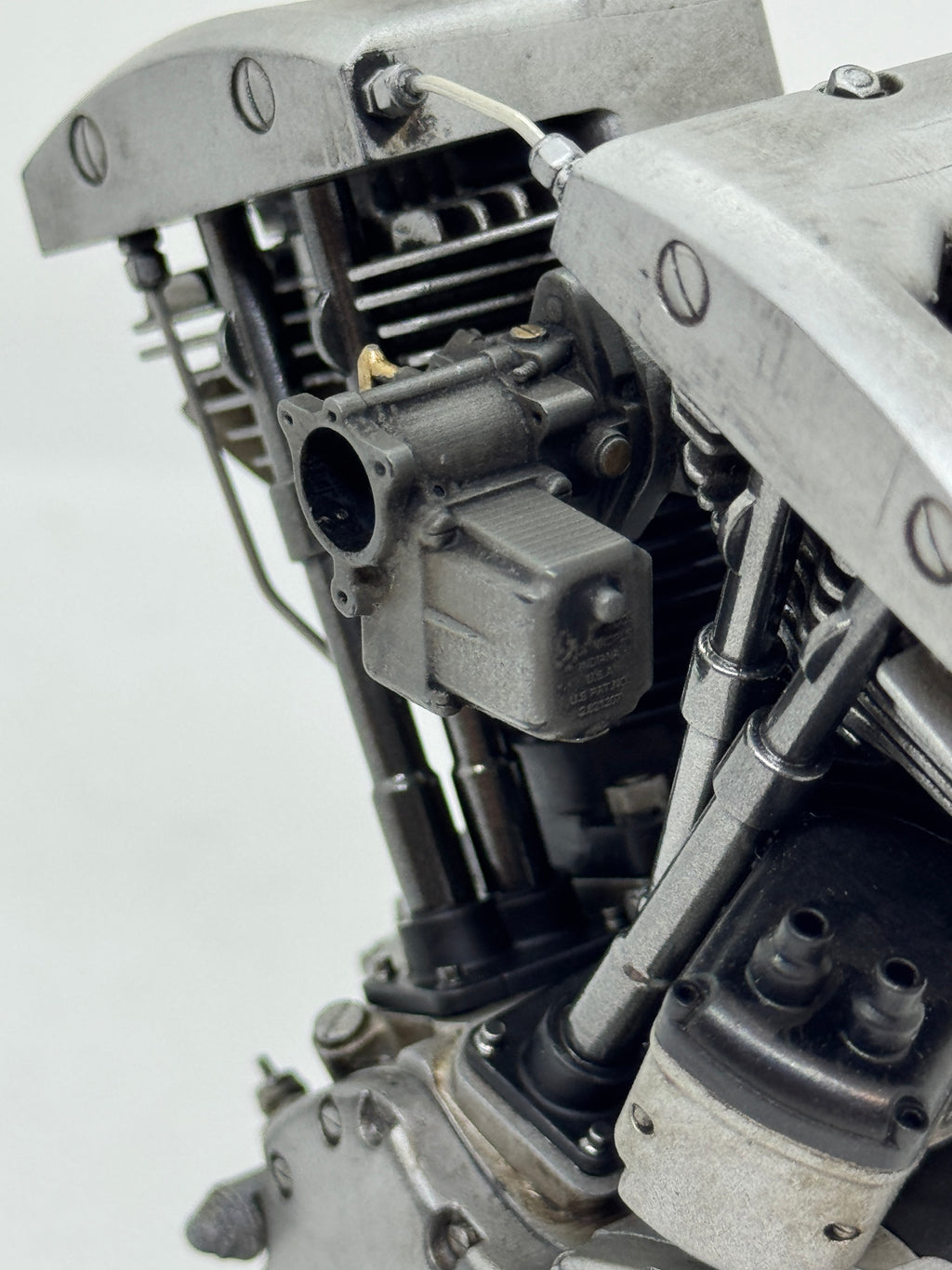 1/6 Scale Early Shovelhead Engine Model with Magneto