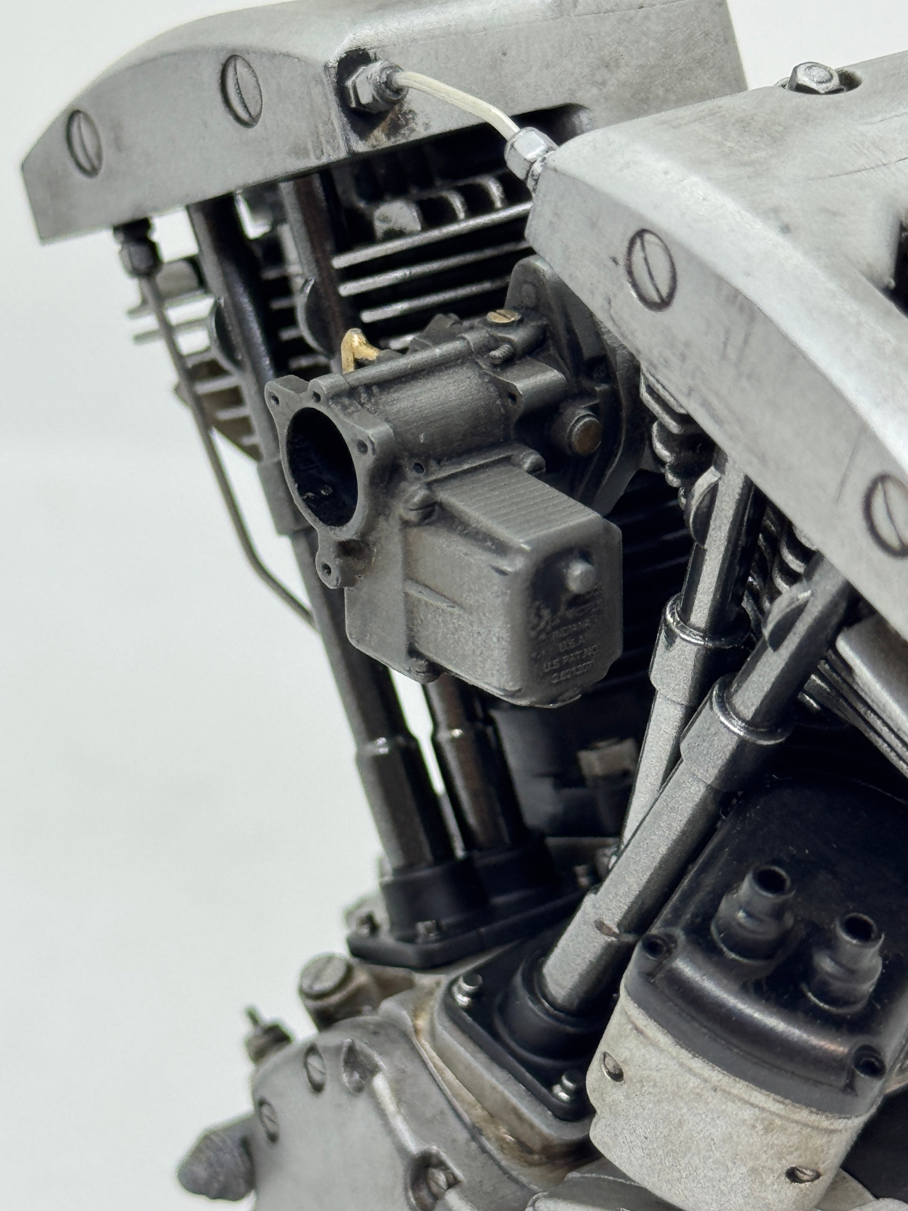 1/6 Scale Early Shovelhead Engine Model with Magneto