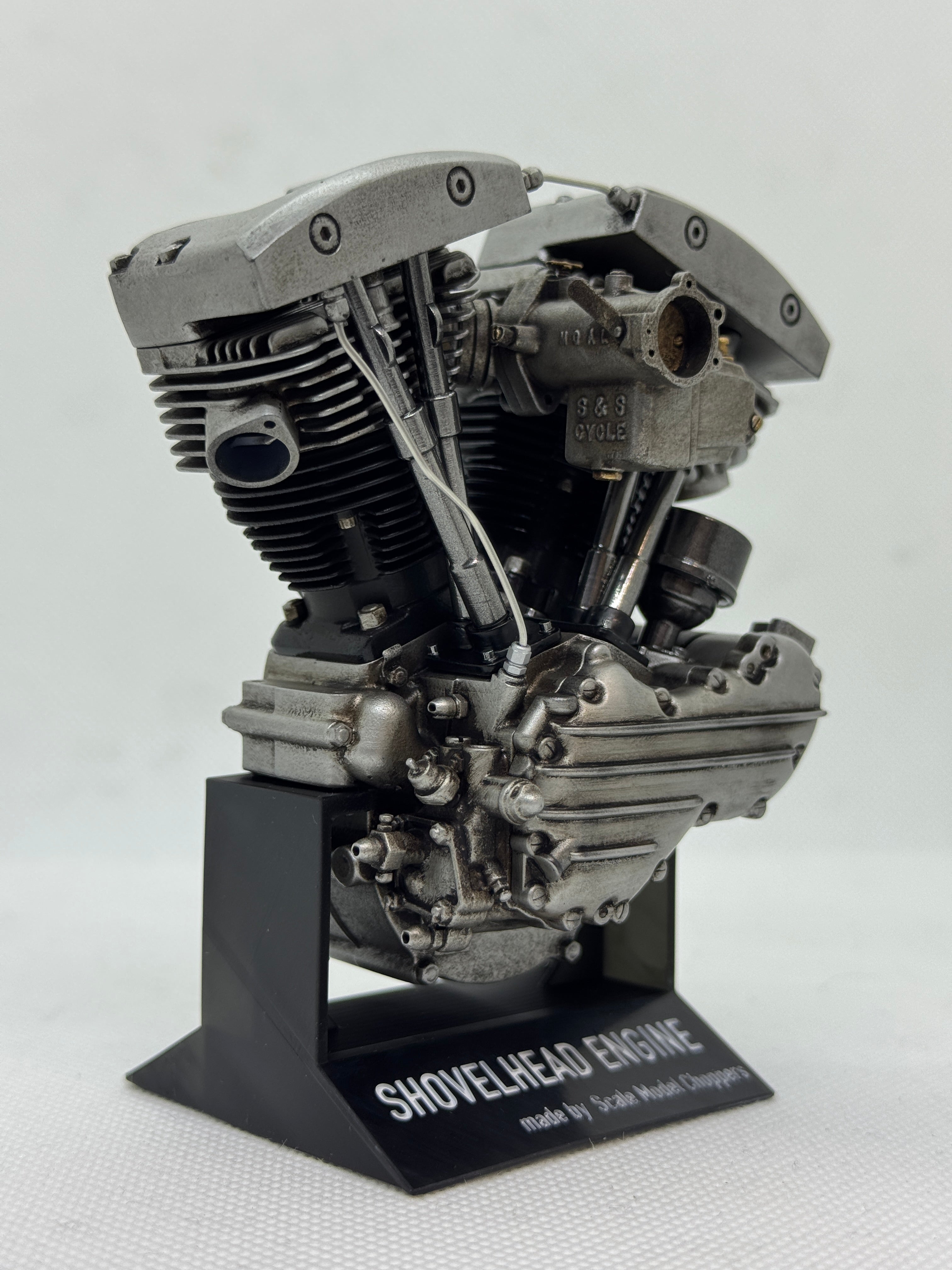 1/6スケール パンショベルエンジンモデル S&S Lキャブ仕様