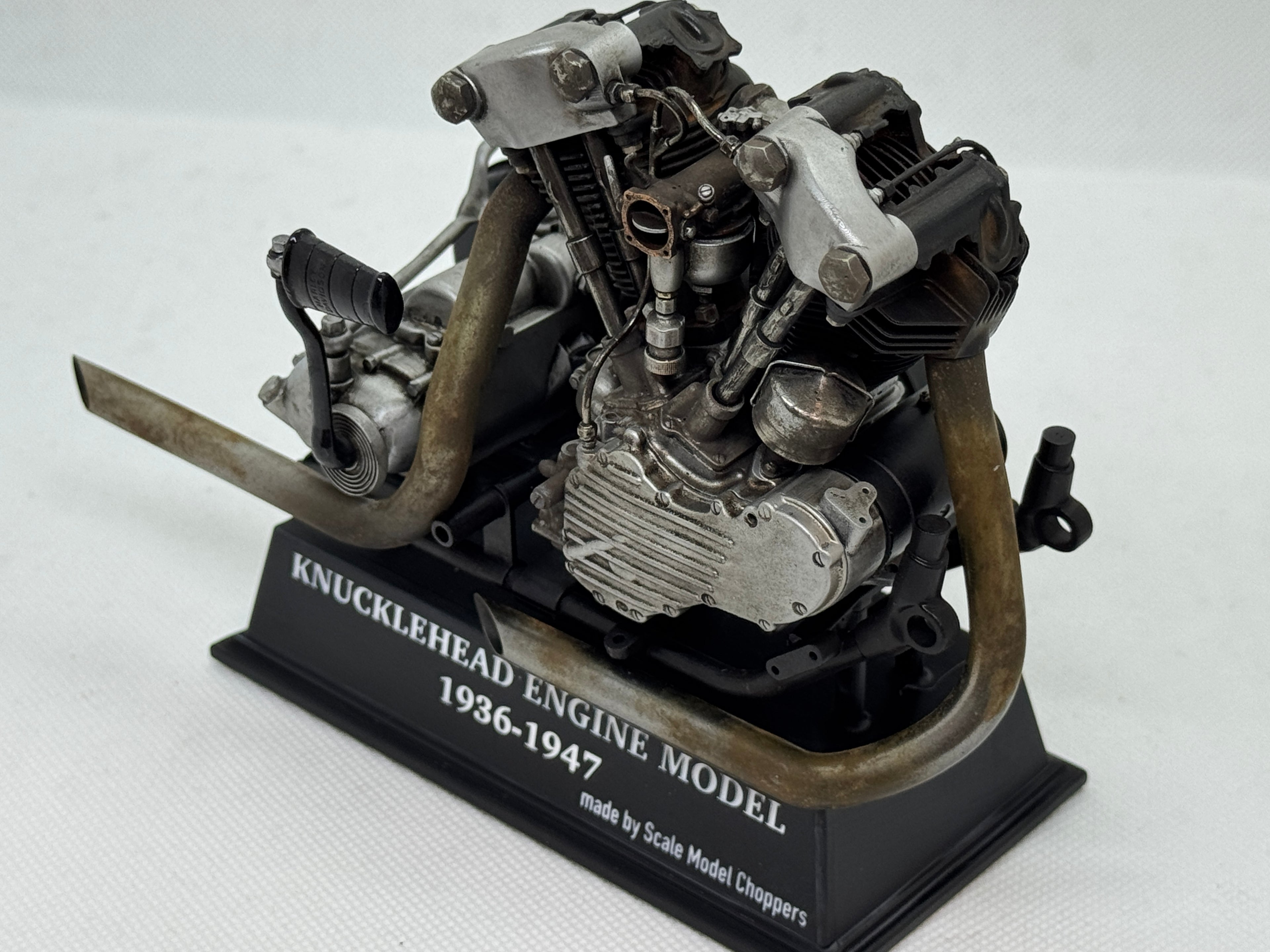 【1点限定】1/6スケール ナックルヘッド FDE リアルエイジング｜ドラッグパイプ（Serial No.1）