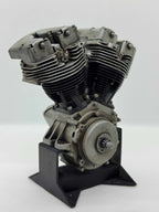 1/6スケール ショベルヘッドエンジンモデル｜S&S Eキャブ｜光造形3Dプリント＆エイジング塗装仕上げ｜リアルディスプレイモデル