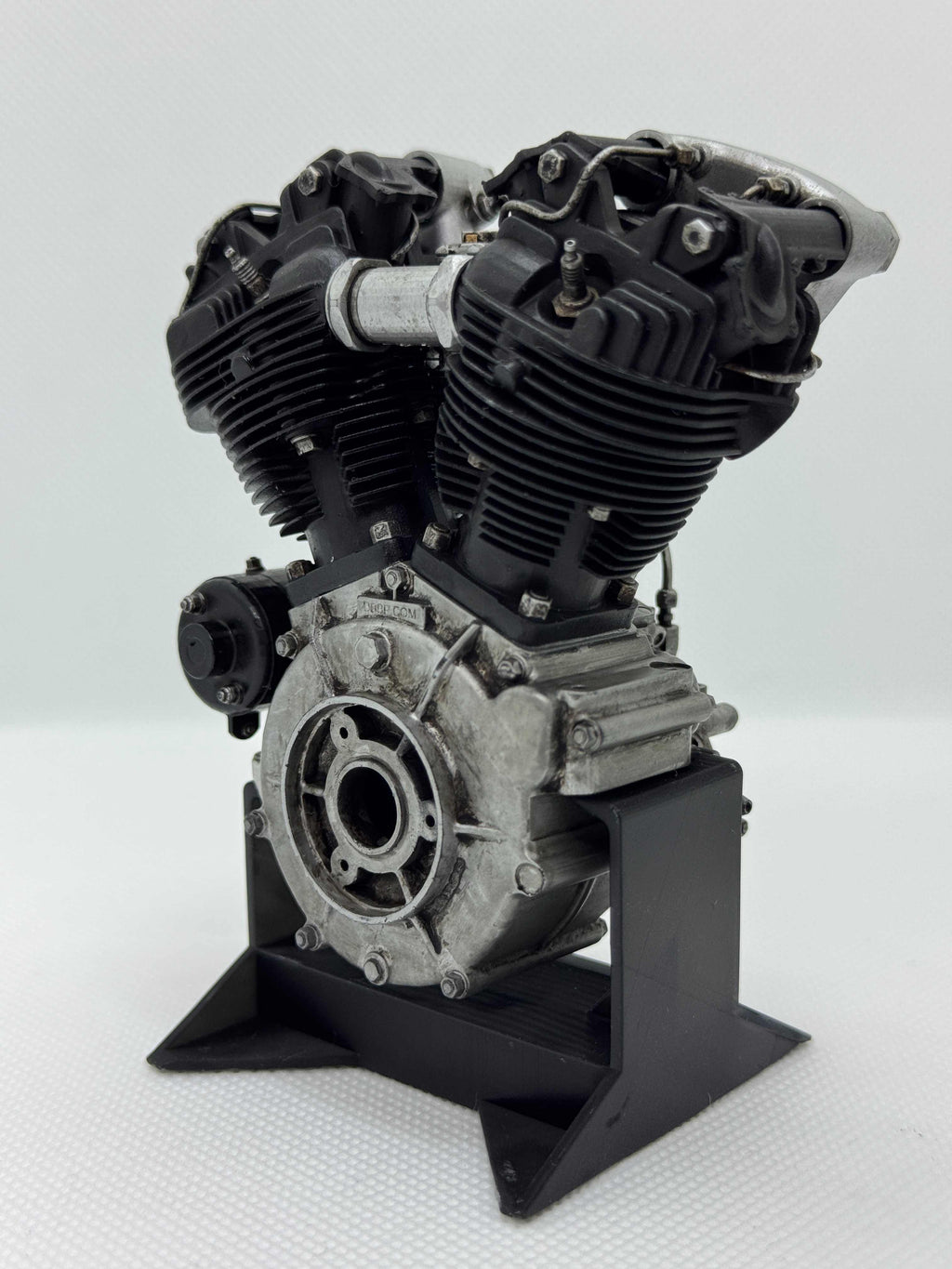 1/6スケール ナックルヘッドエンジンモデル｜光造形3Dプリント製 精密塗装仕様｜初期OHVの造形美を濃密再現