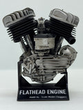 1/6 Scale Flathead Morris Magneto Engine Model | Stereolithography 3D Printed with Precision Paint Finish | 3D Representation of the Origins of Vintage V-Twin Engines