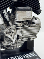 1/6 Scale Flathead Morris Magneto Engine Model | Stereolithography 3D Printed with Precision Paint Finish | 3D Representation of the Origins of Vintage V-Twin Engines