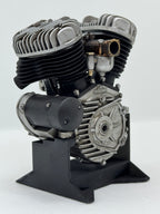 1/6 Scale Flathead Morris Magneto Engine Model | Stereolithography 3D Printed with Precision Paint Finish | 3D Representation of the Origins of Vintage V-Twin Engines