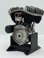 1/6 Scale Flathead Morris Magneto Engine Model | Stereolithography 3D Printed with Precision Paint Finish | 3D Representation of the Origins of Vintage V-Twin Engines