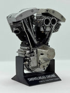 1/6スケール ショベルヘッドツースロートキャブエンジンモデル｜光造形3Dプリント＆エイジング塗装仕上げ｜リアルディスプレイモデル