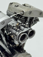 1/6スケール ショベルヘッドツースロートキャブエンジンモデル｜光造形3Dプリント＆エイジング塗装仕上げ｜リアルディスプレイモデル