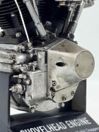 1/6スケール ショベルヘッドツースロートキャブエンジンモデル｜光造形3Dプリント＆エイジング塗装仕上げ｜リアルディスプレイモデル