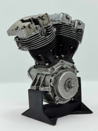 1/6スケール ショベルヘッドツースロートキャブエンジンモデル｜光造形3Dプリント＆エイジング塗装仕上げ｜リアルディスプレイモデル