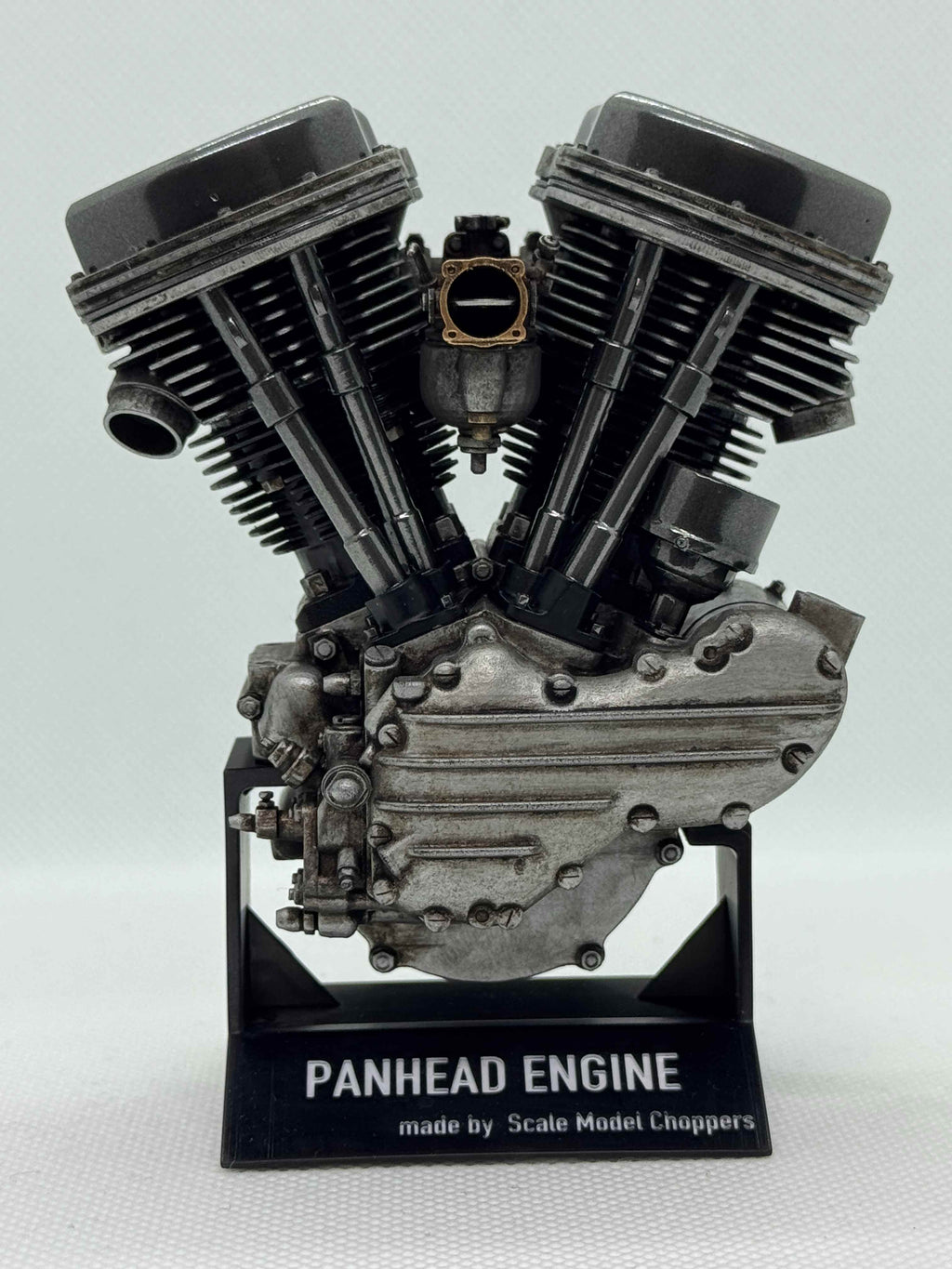 1/6スケール パンヘッドエンジンモデル｜1954-62 カムカバー4本リブ｜ロッカーカバーDリング｜光造形3Dプリント 精密塗装仕上げ