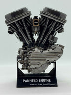 1/6スケール パンヘッドエンジンモデル｜1954-62 カムカバー4本リブ｜ロッカーカバーDリング｜光造形3Dプリント 精密塗装仕上げ