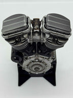 1/6スケール パンヘッドエンジンモデル｜1954-62 カムカバー4本リブ｜ロッカーカバーDリング｜光造形3Dプリント 精密塗装仕上げ