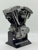 1/6スケール ショベルヘッドエンジンモデル｜ケイヒンバタフライキャブ｜光造形3Dプリント＆エイジング塗装仕上げ｜リアルディスプレイモデル