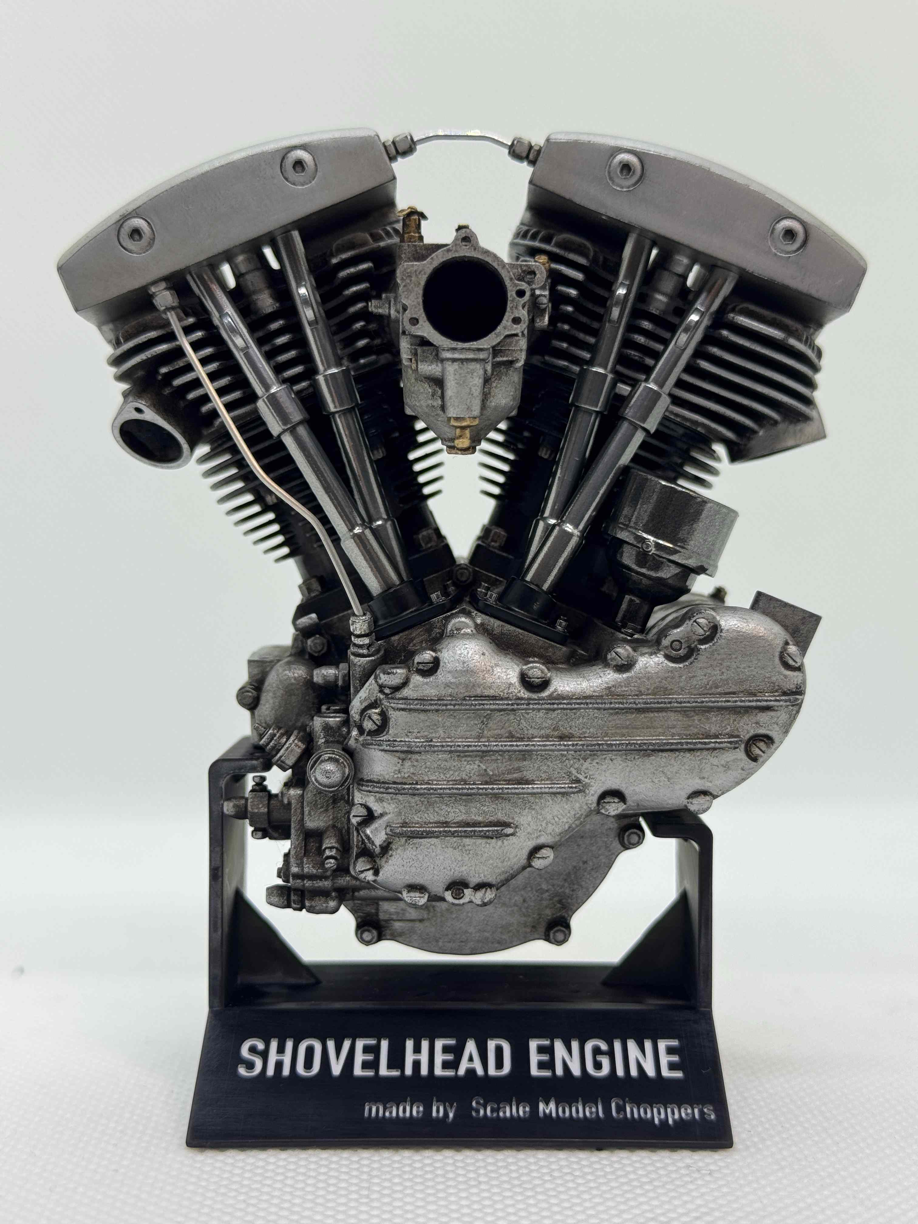 1/6スケール パンショベル エンジンモデル｜S&S Bキャブレター｜パンヘッド×ショベルヘッド 精密再現モデル