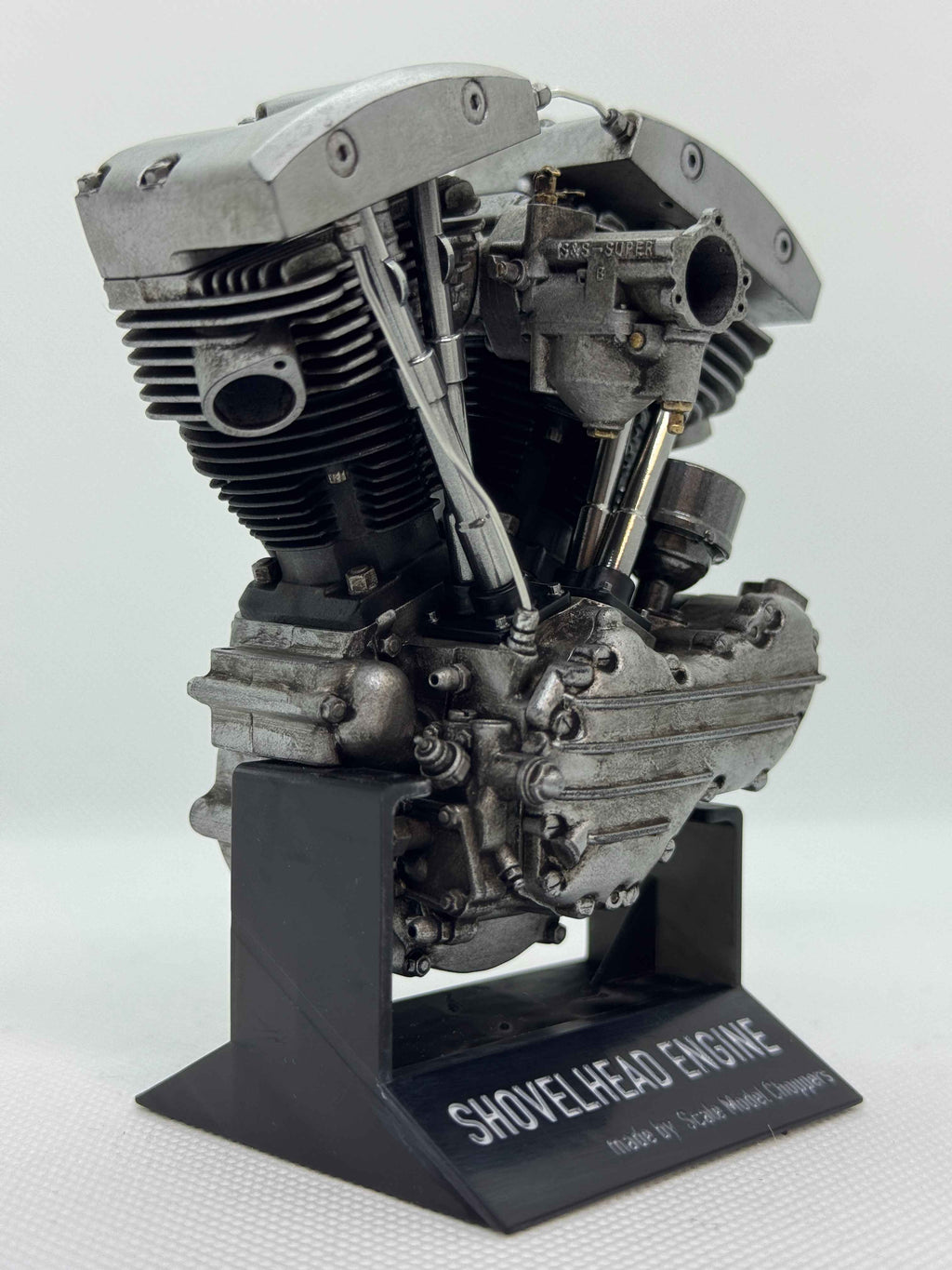 1/6スケール パンショベル エンジンモデル｜S&S Bキャブレター｜パンヘッド×ショベルヘッド 精密再現モデル