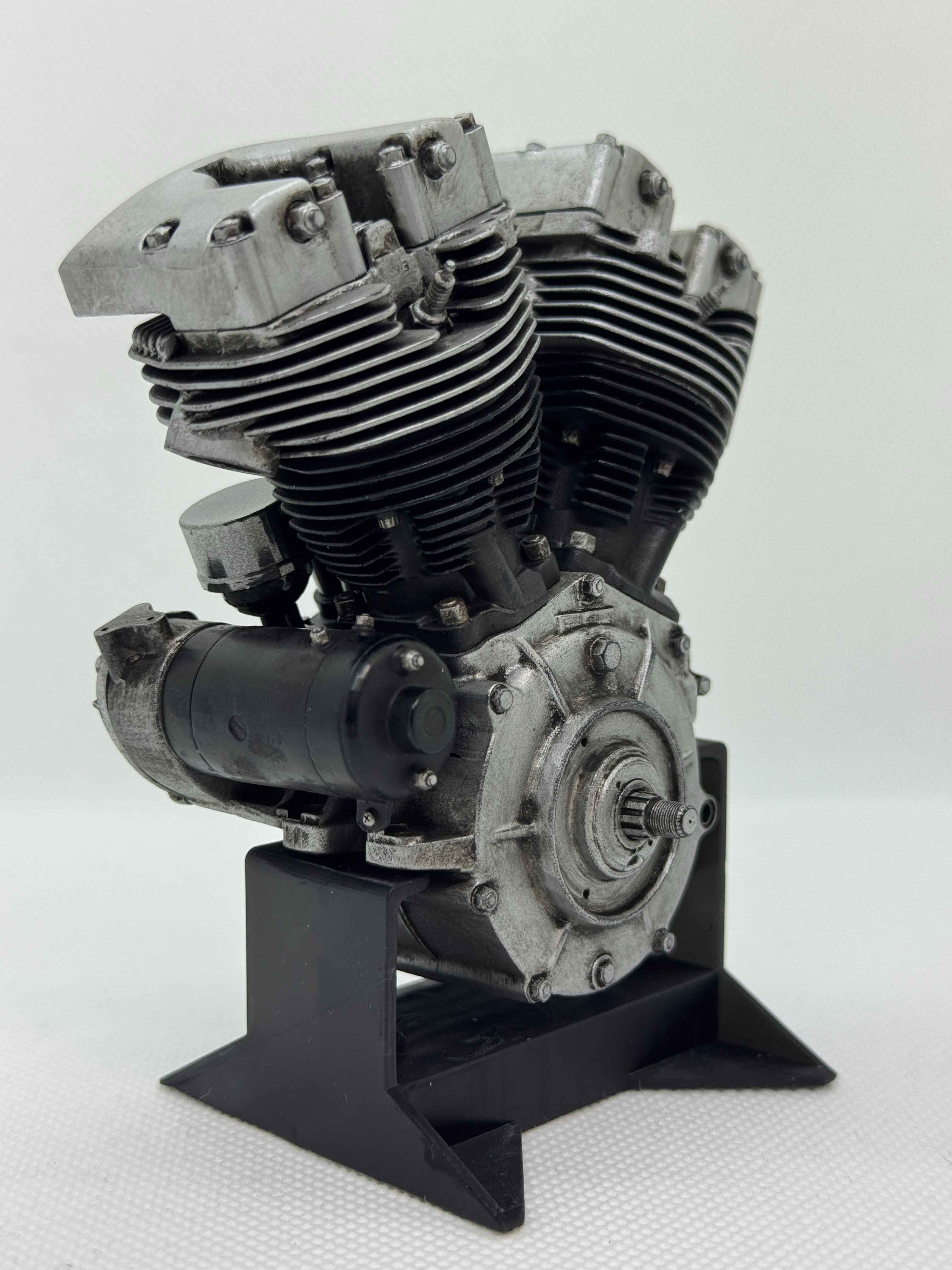 1/6スケール パンショベル エンジンモデル｜S&S Bキャブレター｜パンヘッド×ショベルヘッド 精密再現モデル