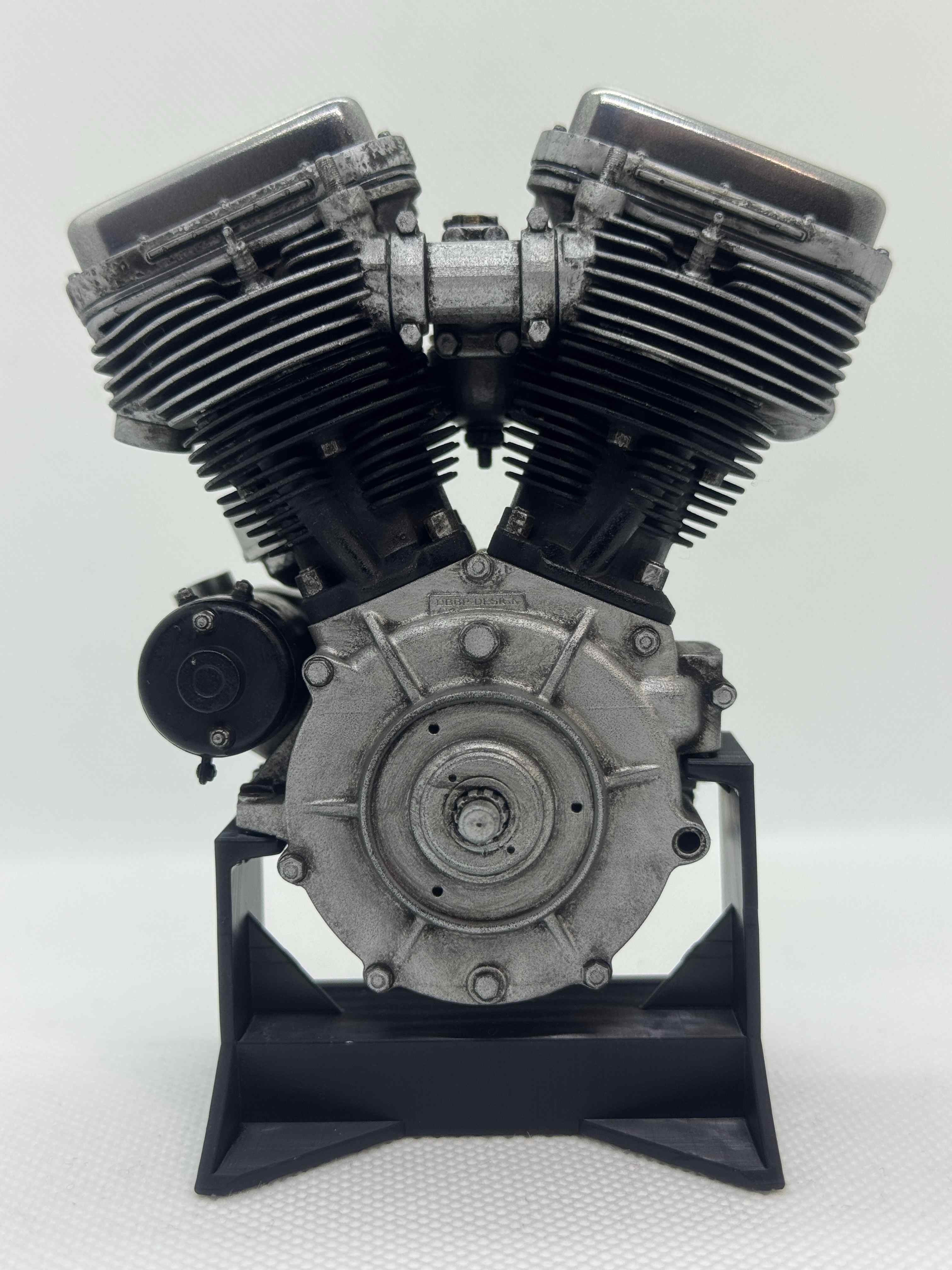 1/6スケール 1965年型 パンヘッド エンジンモデル｜セルスターター初搭載最終型｜光造形3Dプリント 精密塗装仕上げ