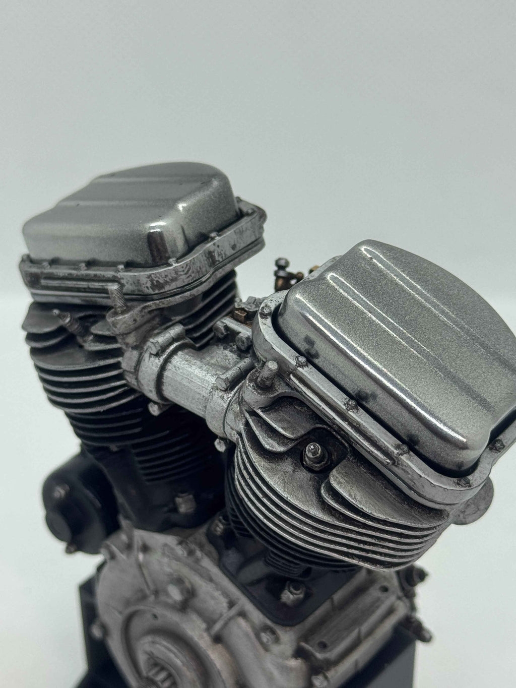 1/6スケール 1965年型 パンヘッド エンジンモデル｜セルスターター初搭載最終型｜光造形3Dプリント 精密塗装仕上げ