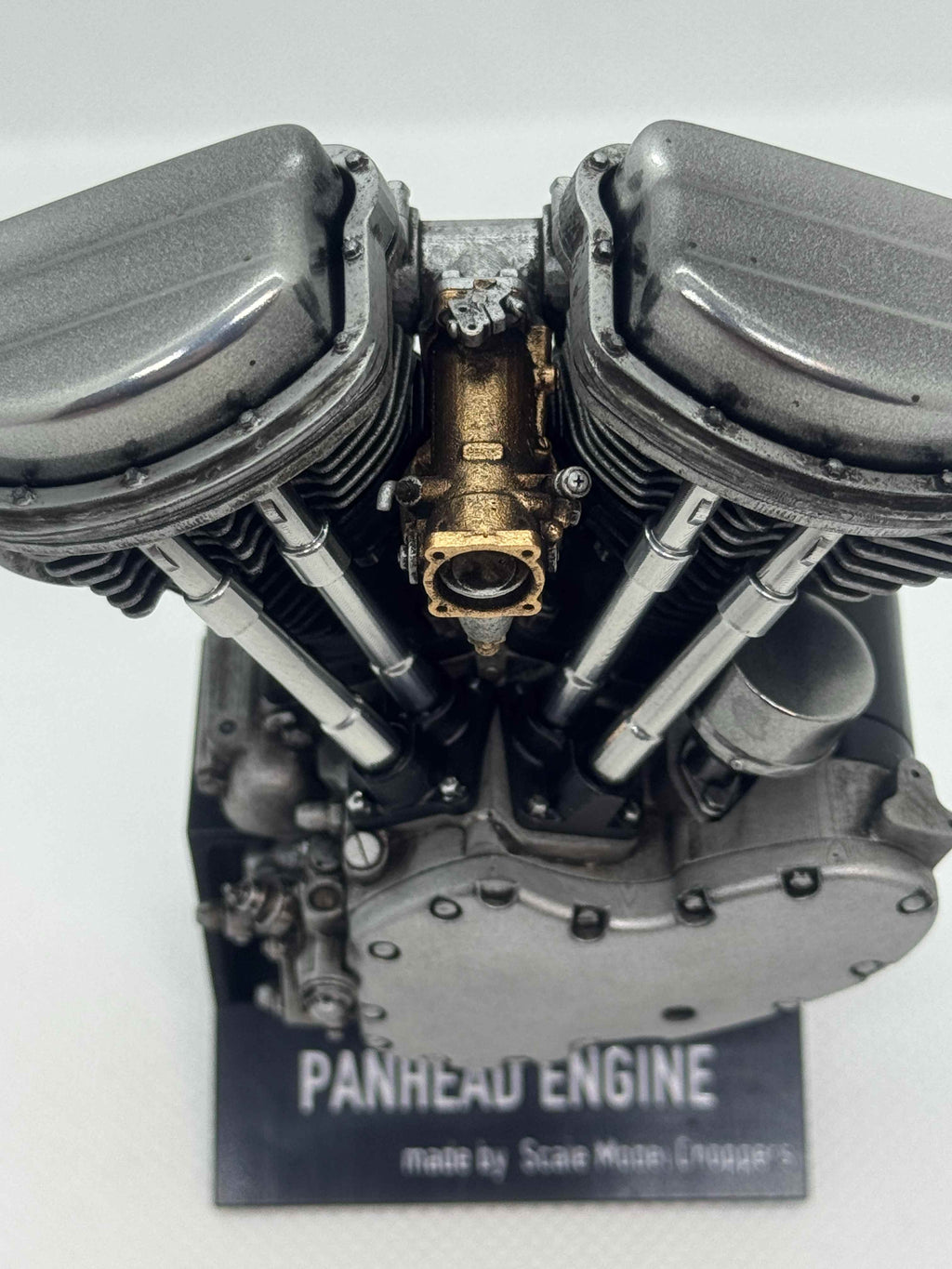 1/6スケール 1965年型 パンヘッド エンジンモデル｜セルスターター初搭載最終型｜光造形3Dプリント 精密塗装仕上げ