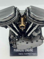 1/6スケール 1965年型 パンヘッド エンジンモデル｜セルスターター初搭載最終型｜光造形3Dプリント 精密塗装仕上げ