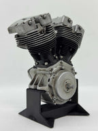 1/6スケール ショベルヘッドエンジンモデル｜S&S Bキャブ｜光造形3Dプリント＆エイジング塗装仕上げ｜リアルディスプレイモデル