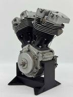 1/6スケール ショベルヘッドエンジンモデル｜S&S Bキャブ｜光造形3Dプリント＆エイジング塗装仕上げ｜リアルディスプレイモデル