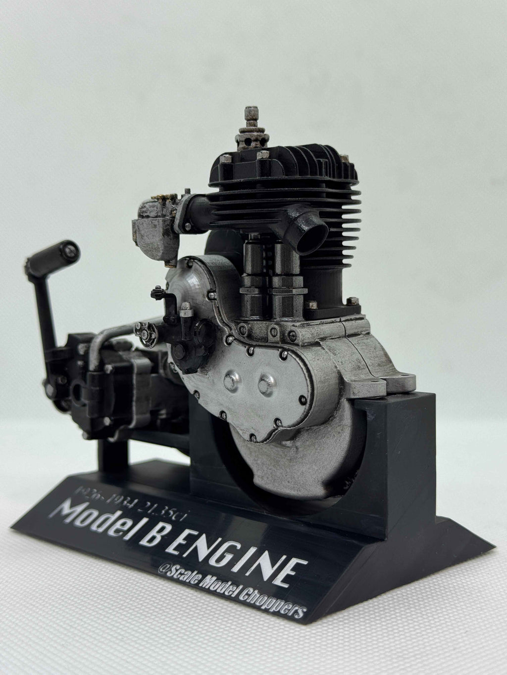 1/6スケール Harley-Davidson Model B エンジンモデル（1926–1934）｜単気筒サイドバルブ｜光造形3Dプリント