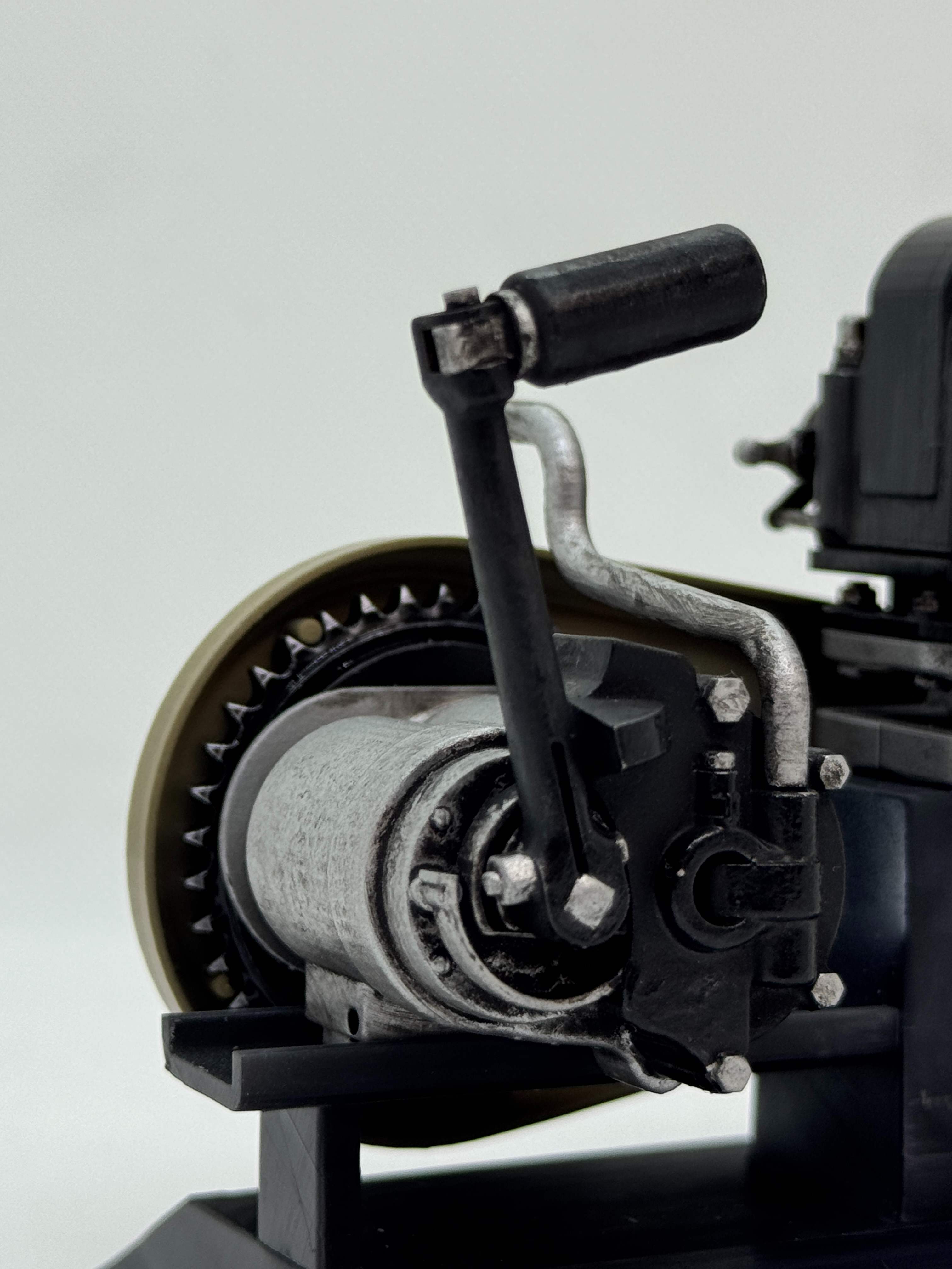 1/6スケール Harley-Davidson Model B エンジンモデル（1926–1934）｜単気筒サイドバルブ｜光造形3Dプリント