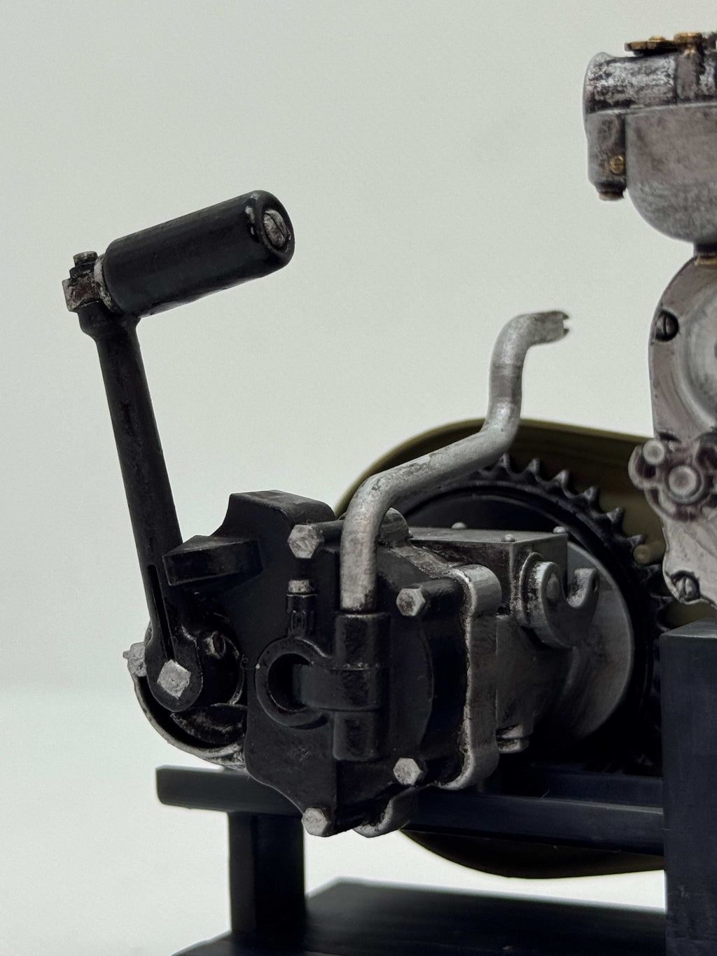 1/6スケール Harley-Davidson Model B エンジンモデル（1926–1934）｜単気筒サイドバルブ｜光造形3Dプリント