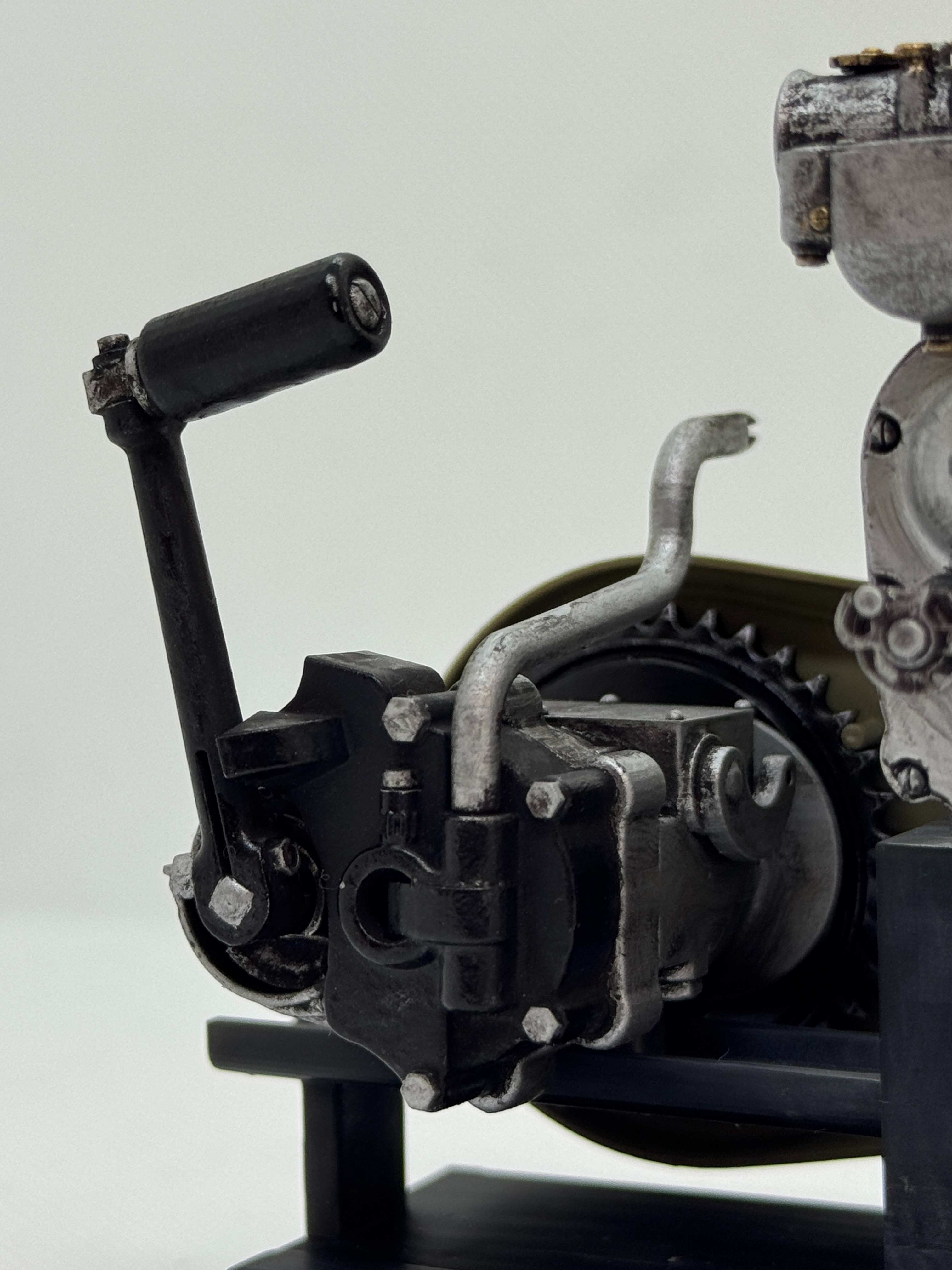 1/6スケール Harley-Davidson Model B エンジンモデル（1926–1934）｜単気筒サイドバルブ｜光造形3Dプリント