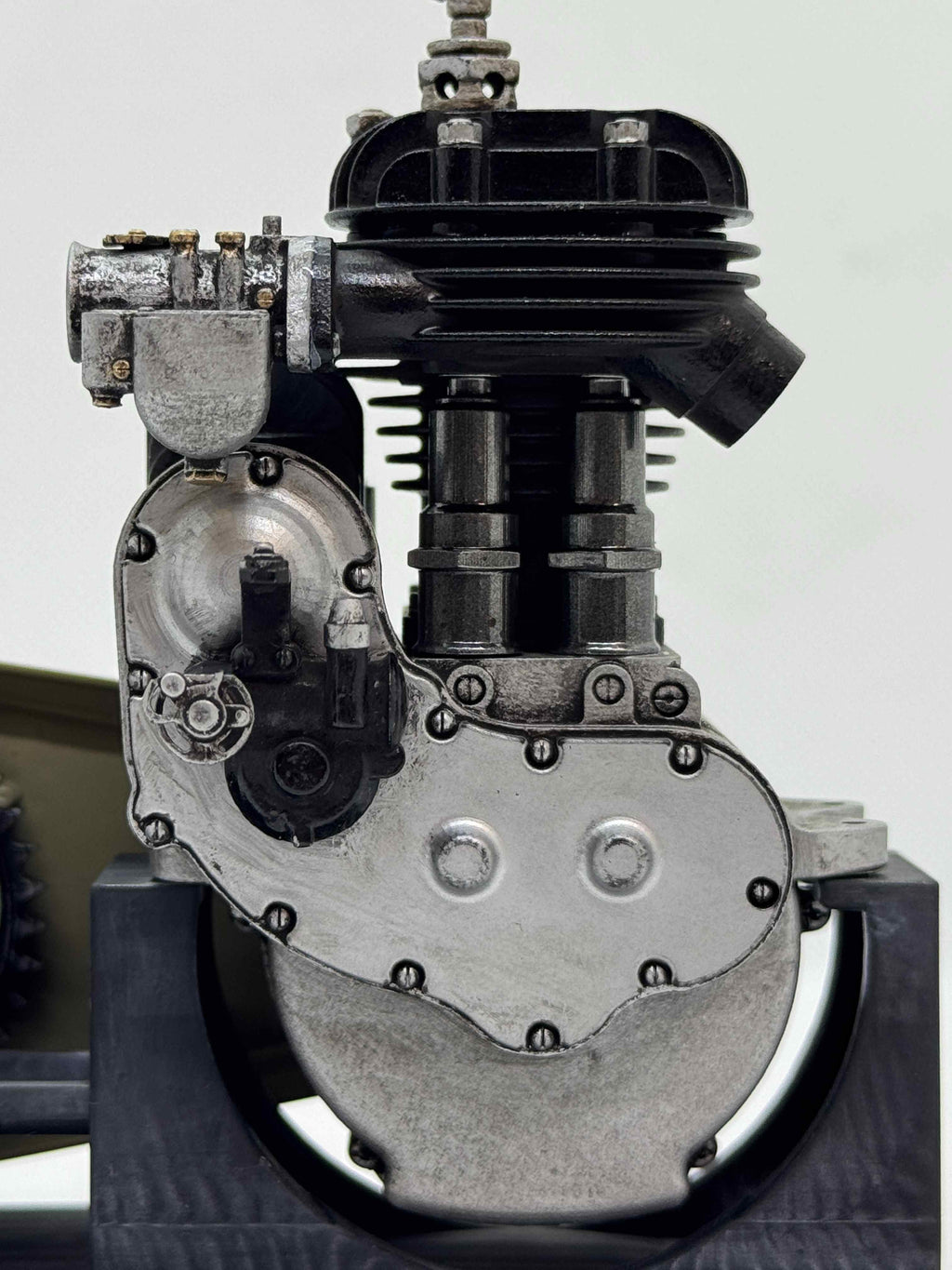 1/6スケール Harley-Davidson Model B エンジンモデル（1926–1934）｜単気筒サイドバルブ｜光造形3Dプリント