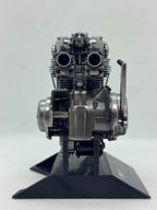 1/6スケール YAMAHA XS650 エンジン模型｜光造形3Dプリント製 精密塗装仕上げ｜名作バーチカルツインを立体再現