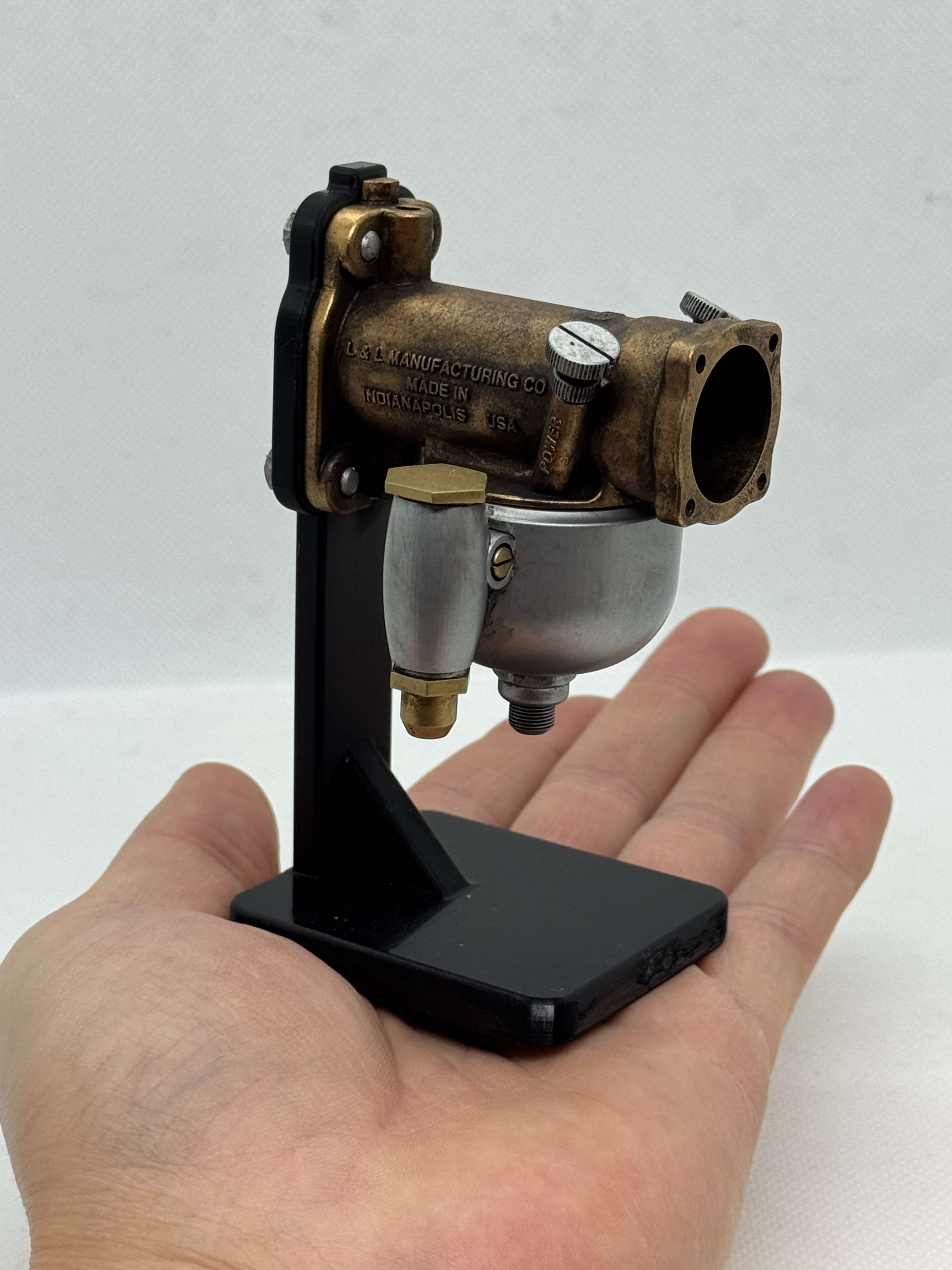 1/2スケール リンカート MR-3 キャブレターモデル｜光造形3Dプリント製 精密塗装｜鋳物質感を再現したクラシックパーツ模型