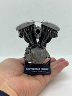 1/6スケール ショベルヘッドエンジンモデル｜S&S Bキャブ｜光造形3Dプリント＆エイジング塗装仕上げ｜リアルディスプレイモデル