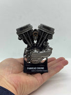 1/6スケール パンヘッドエンジンモデル｜1954-62 カムカバー4本リブ｜ロッカーカバーDリング｜光造形3Dプリント 精密塗装仕上げ