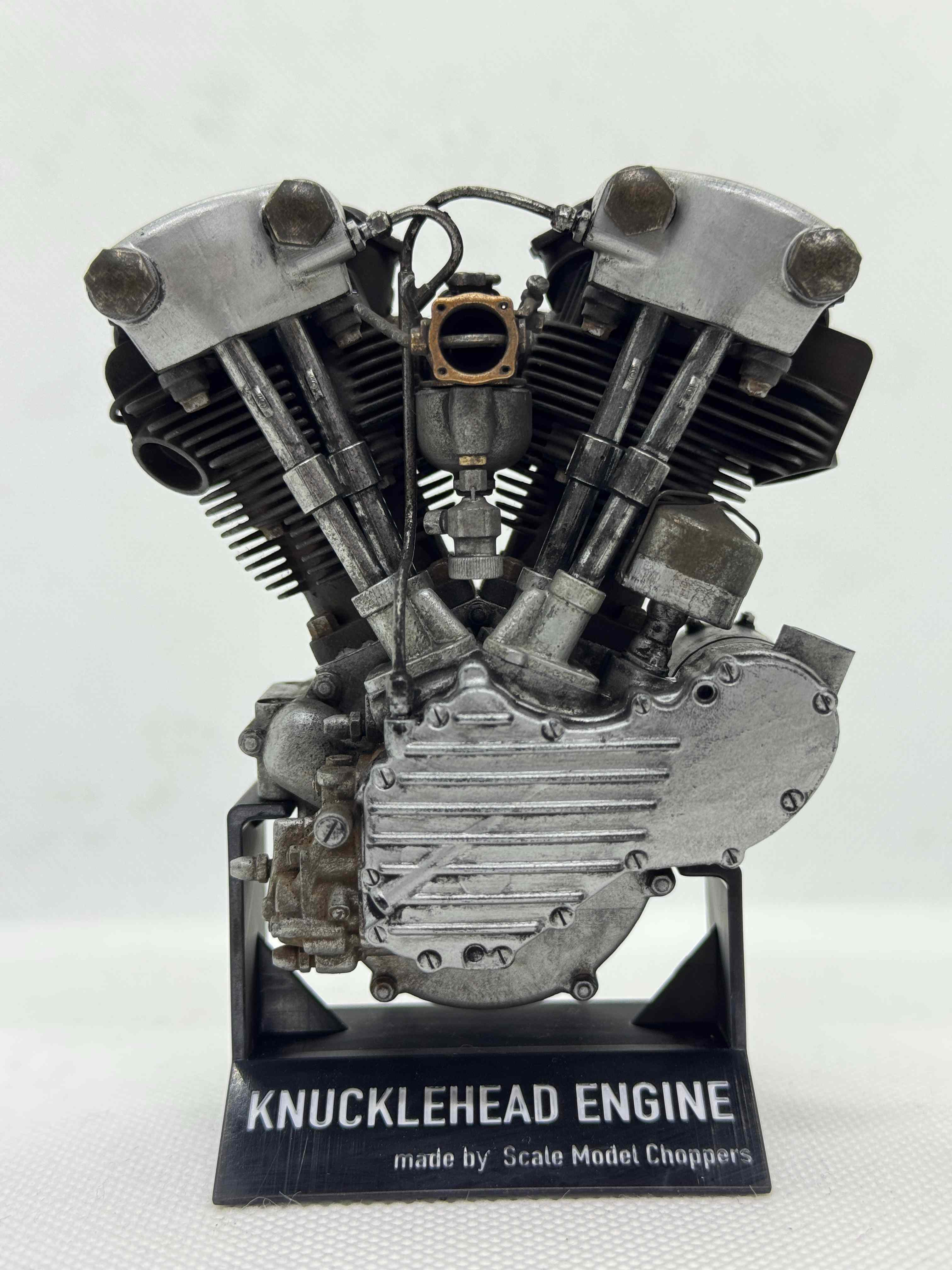 1/6スケール ナックルヘッド リアルエイジングモデル｜光造形3Dプリント製 精密塗装仕様