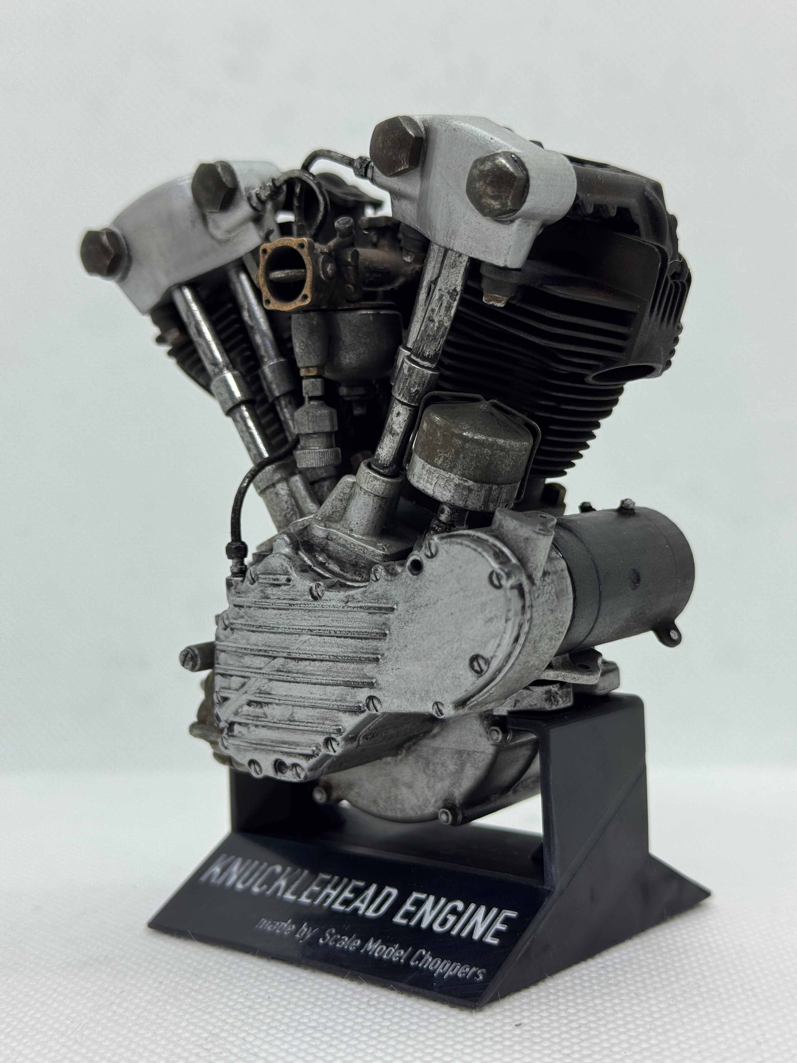 1/6スケール ナックルヘッド リアルエイジングモデル｜光造形3Dプリント製 精密塗装仕様