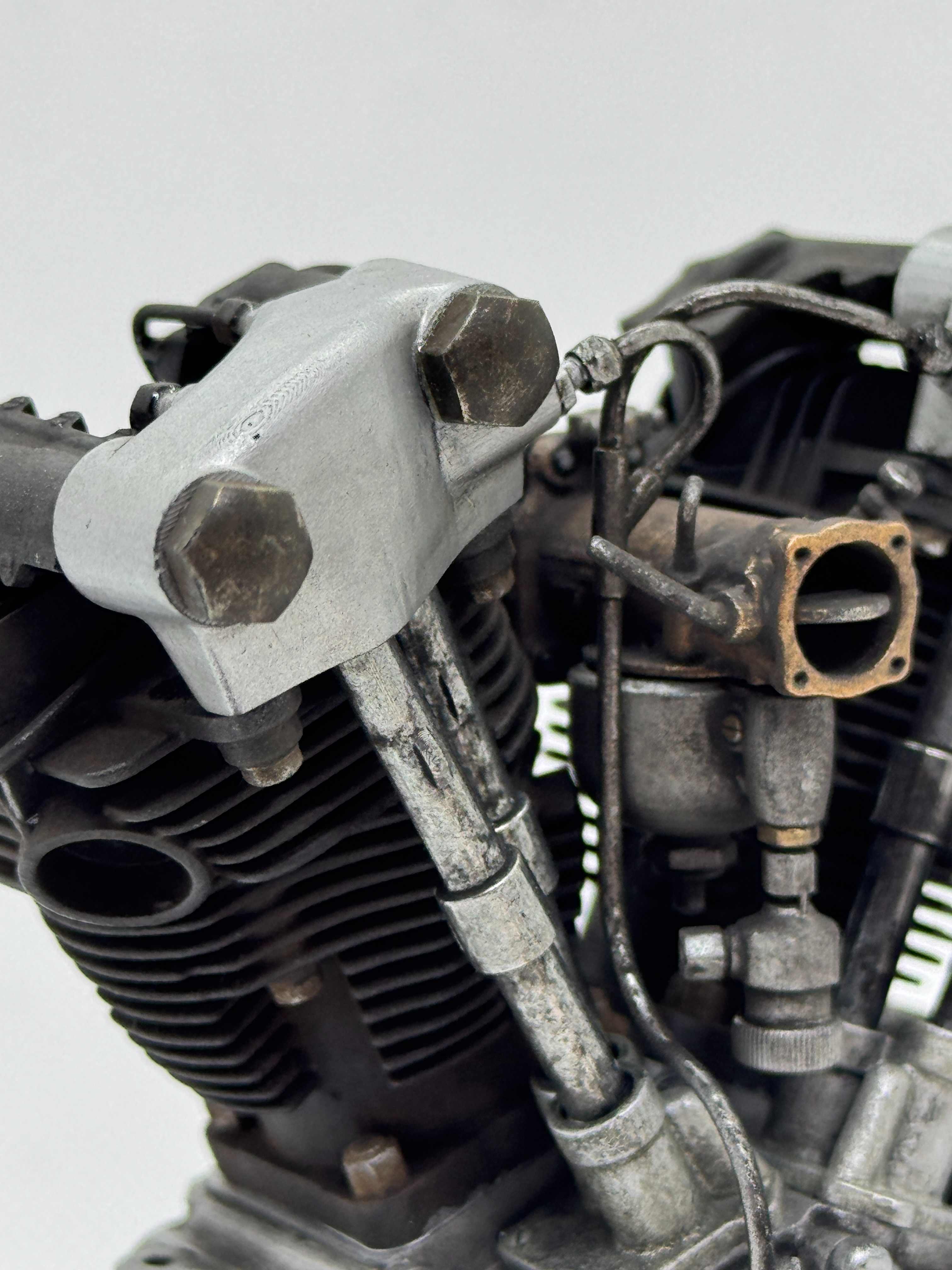 1/6スケール ナックルヘッド リアルエイジングモデル｜光造形3Dプリント製 精密塗装仕様