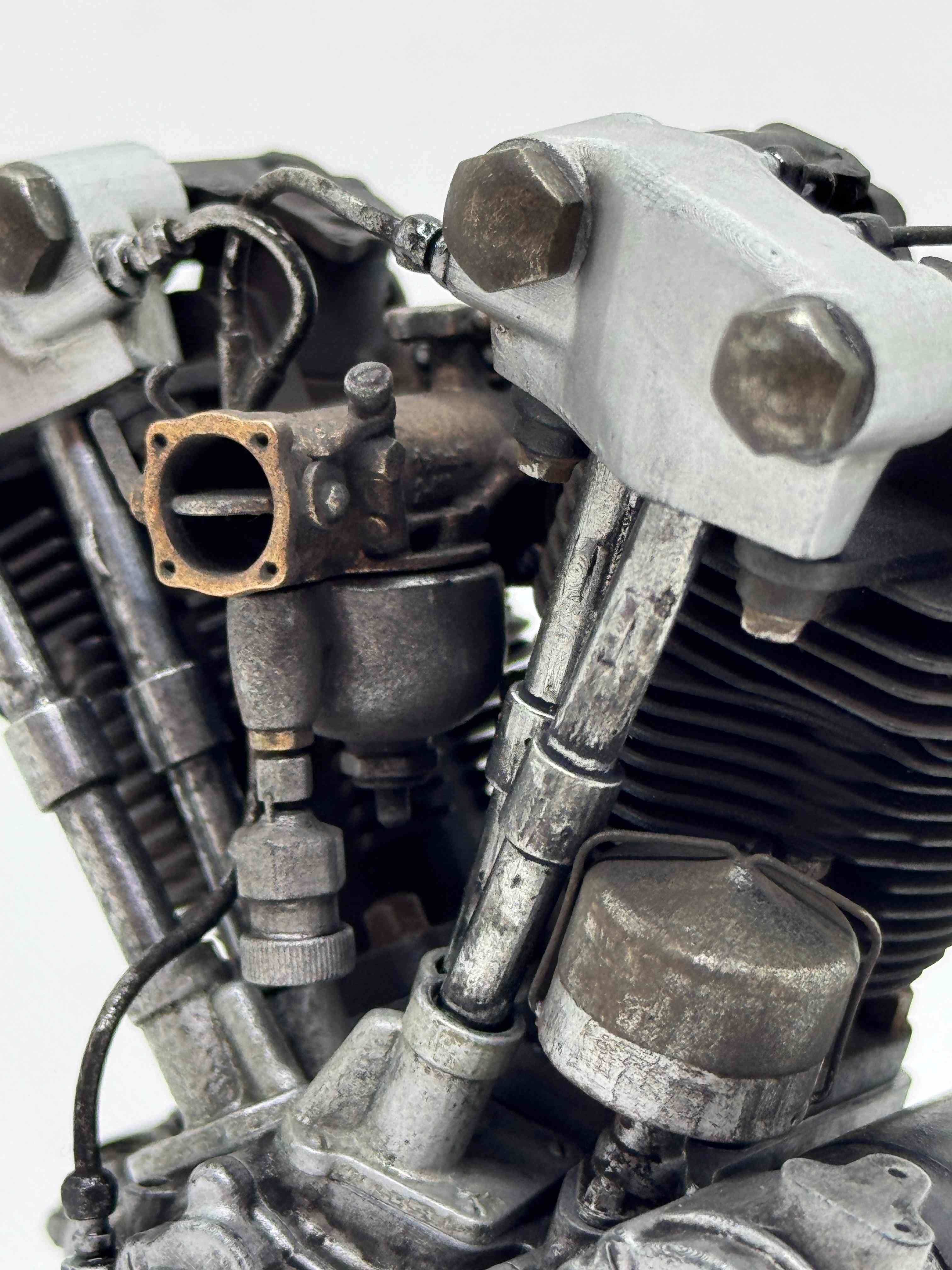 1/6スケール ナックルヘッド リアルエイジングモデル｜光造形3Dプリント製 精密塗装仕様