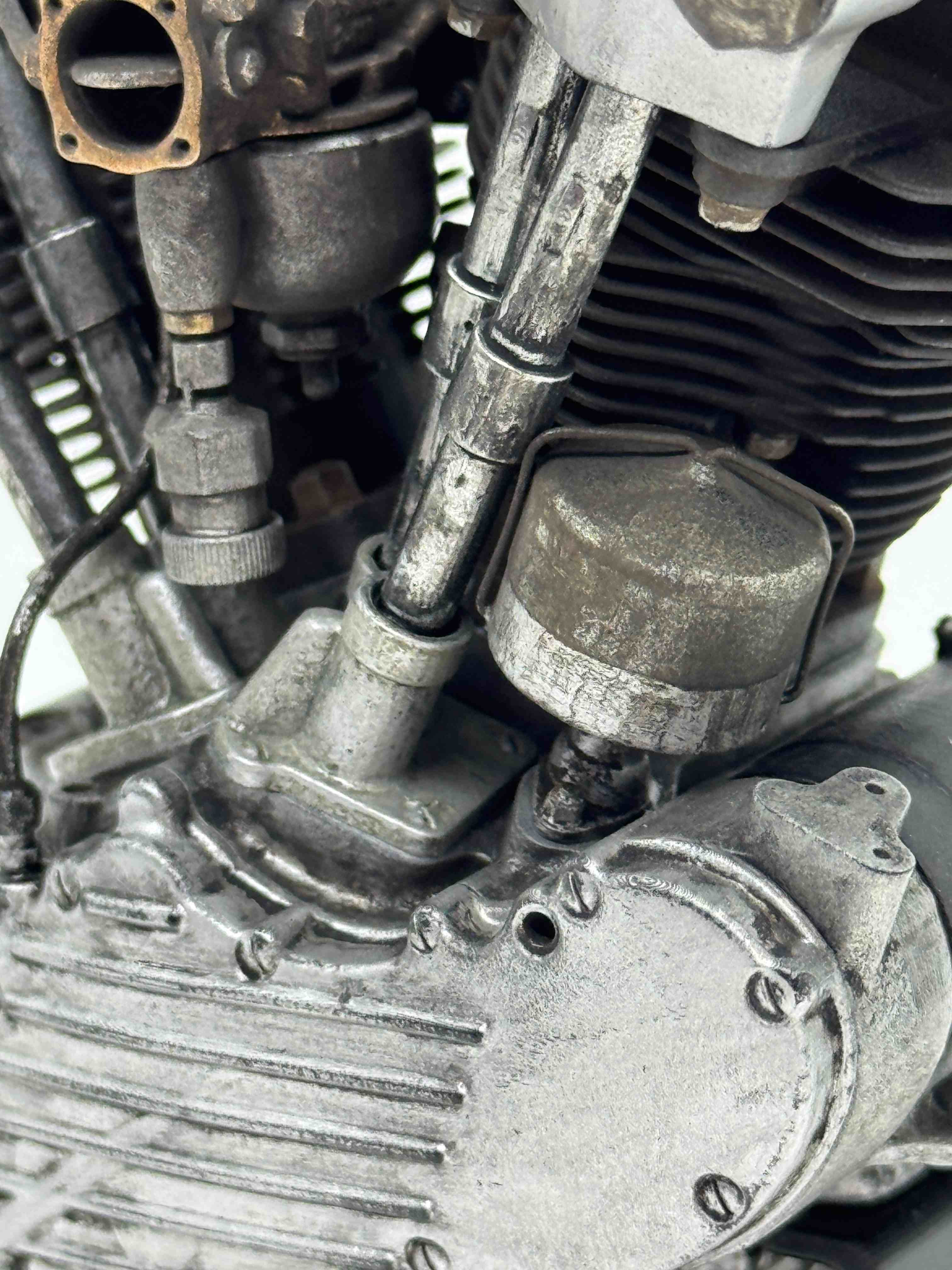 1/6スケール ナックルヘッド リアルエイジングモデル｜光造形3Dプリント製 精密塗装仕様