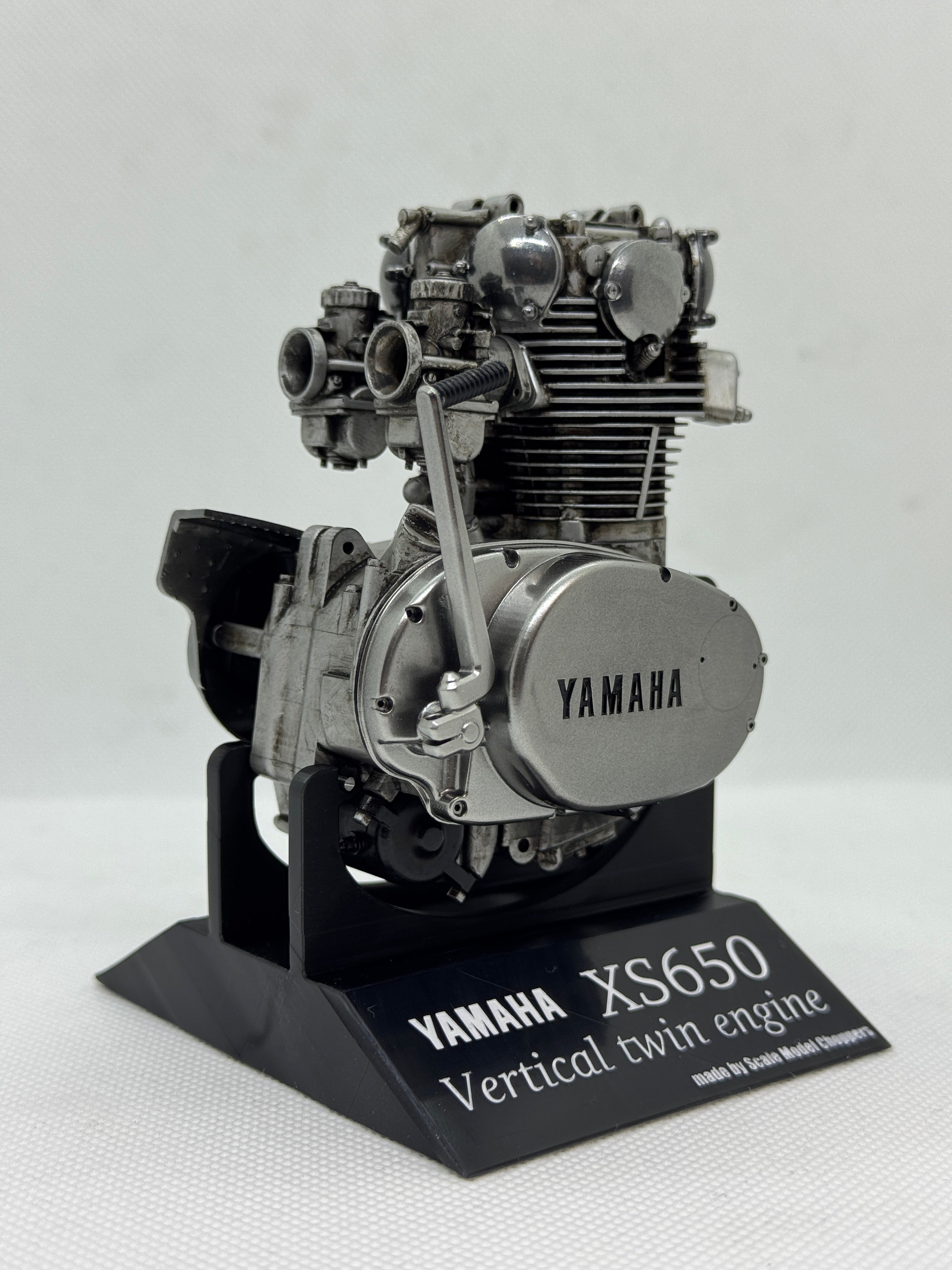 1/6 ヤマハ XS650 エンジン模型（バーチカルツイン）｜Scale Model